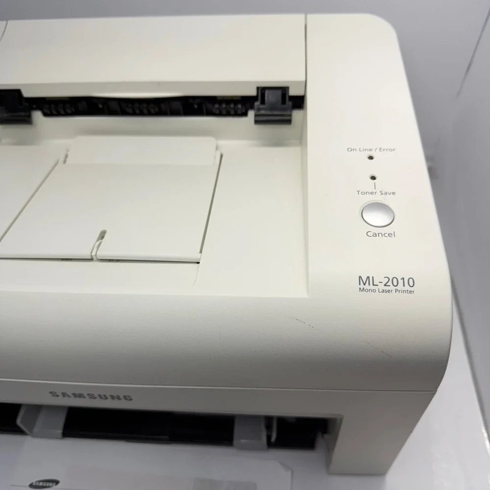 Samsung ML-2010 Mono Laser Printer OS White‎ Compact Monochrome ML-2010 6k Count
